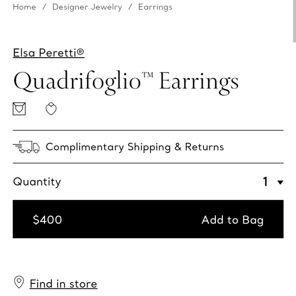 Tiffany & Co. Elsa Peretti Quadrifoglio Earrings - Picture 4 of 8